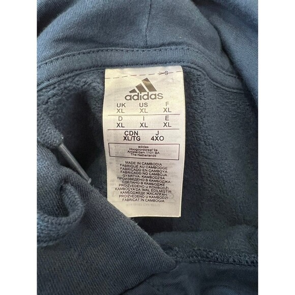ADIDAS NAVY BLUE HOODIE KIDS SIZE XL - Picture 9 of 9
